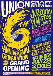 Union Craft Brewing's 6th Anniversary Celebratin | July 28, 2018